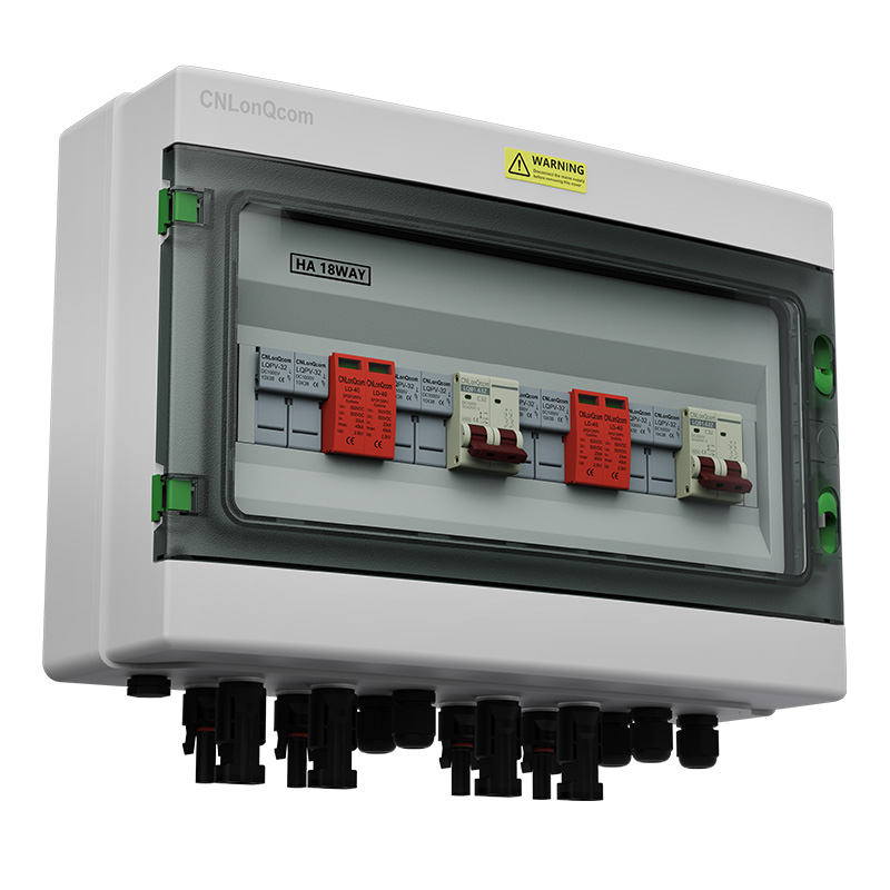 PV -kombineringsboks 4 i 2 ud DC500V