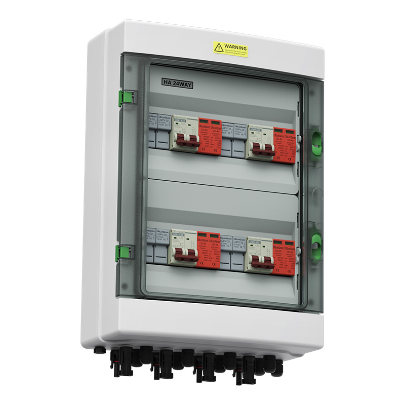 PV -kombineringsboks 4 i 4 ud DC500V