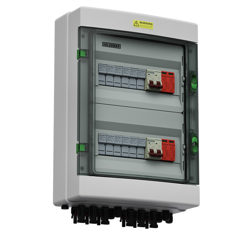 PV -kombineringsboks 6 ud af 2 ud DC500V