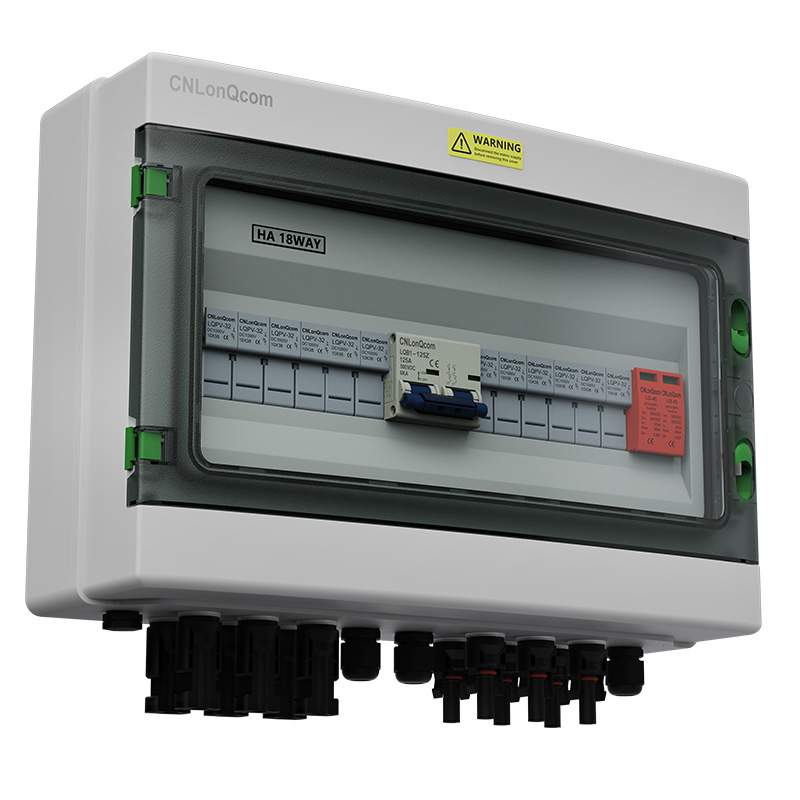 PV -kombineringsboks 6in 1 ud DC500V