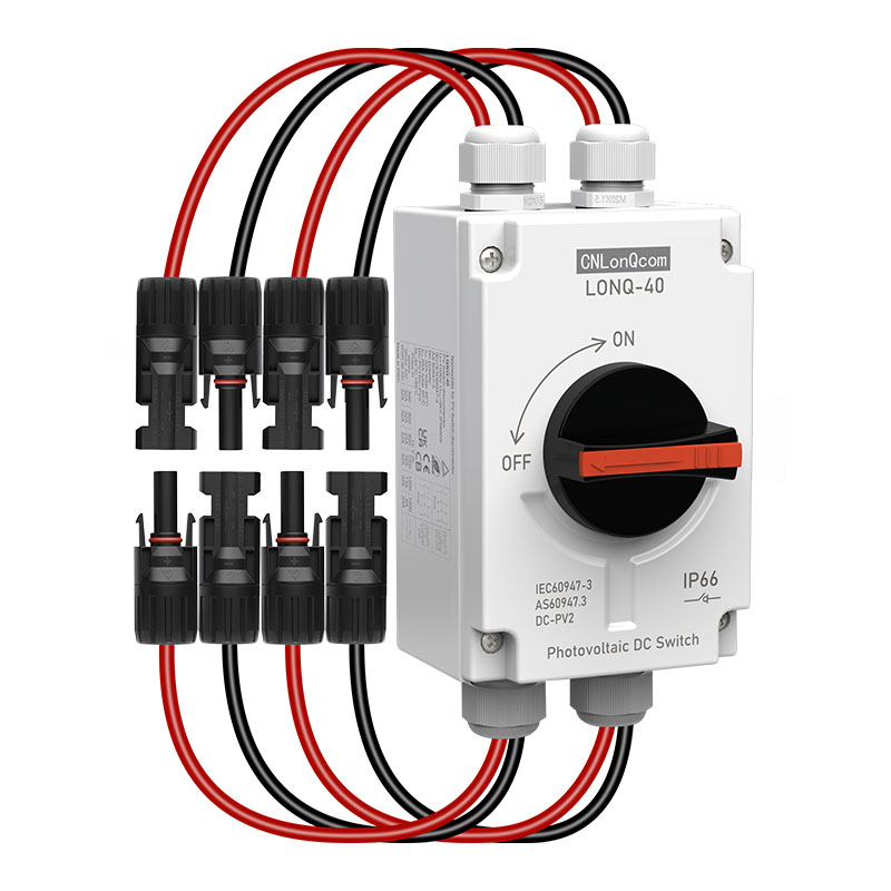 PV-afbryder DC1200V 32A med PV-kabel 2in 2out